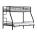 Кровать двухъярусная из металла «Гранада-3» 140 Black